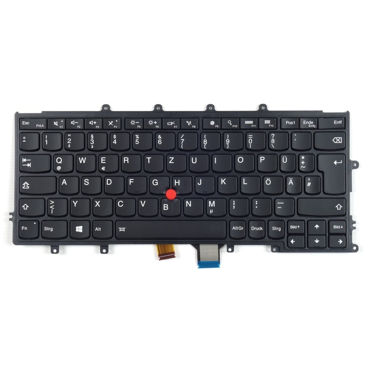 Tastatura pentru Lenovo ThinkPad, Tradebit, QWERTZ, iluminare LED, compatibilitate totala