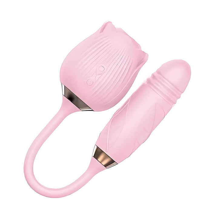 SGB II vibrátor, 10 sebességes, szilikon, vízálló, rózsaszín