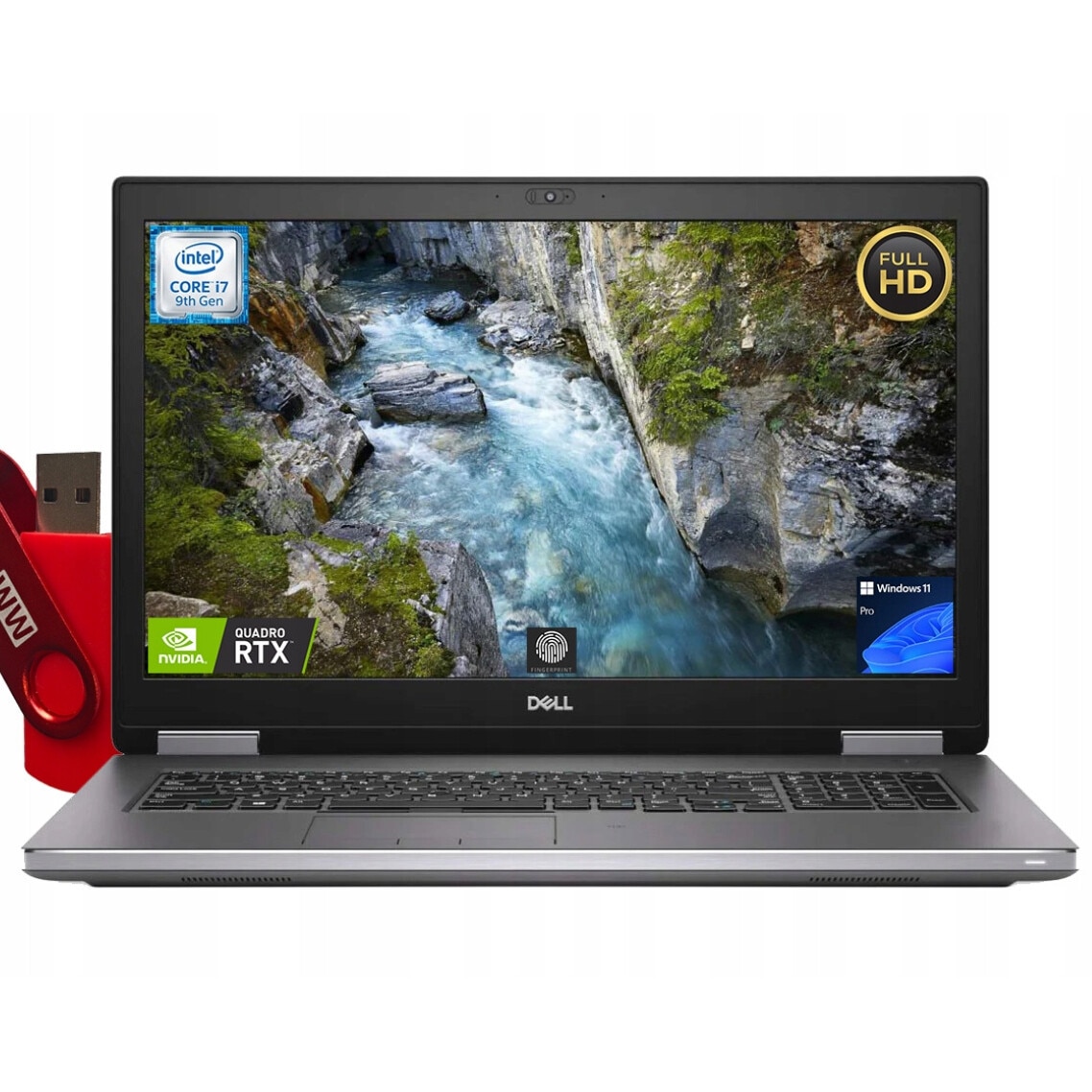 Лаптоп Dell Precision 7740, i7-9850H, 32GB RAM, 1TB SSD Лаптоп Dell Precision 7740, i7-9850H, 32GB RAM, 1TB SSD