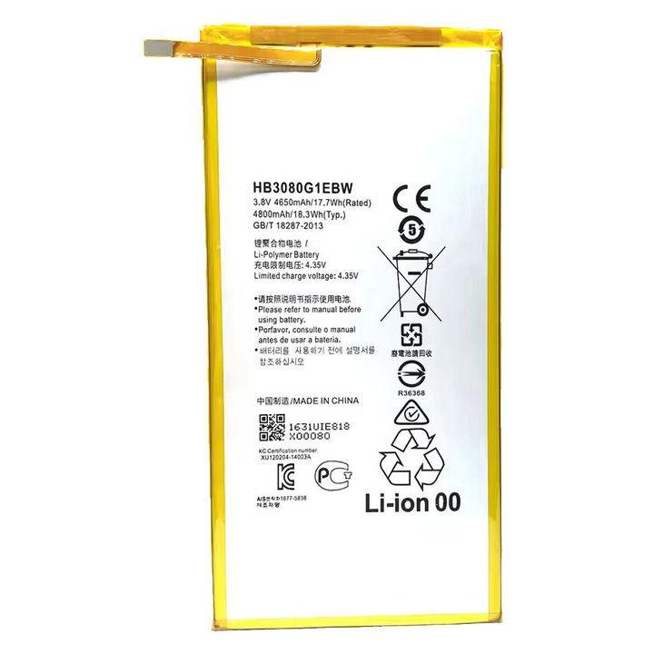 Baterie pentru Huawei MediaPad T3 10/T3 8.0/T1 10/M3 Lite 8 + banda de montare