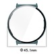 Carcasa cu sticla Bizon pentru Huawei Watch GT 5 41 mm, verde, policarbonat, ultra subtire
