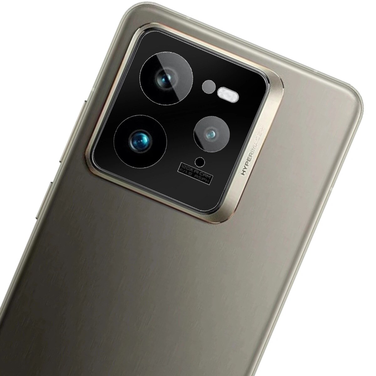 Folie protectie camera pentru Realme GT 7 Pro, Bison, set 2 bucati, negru, aplicare simpla