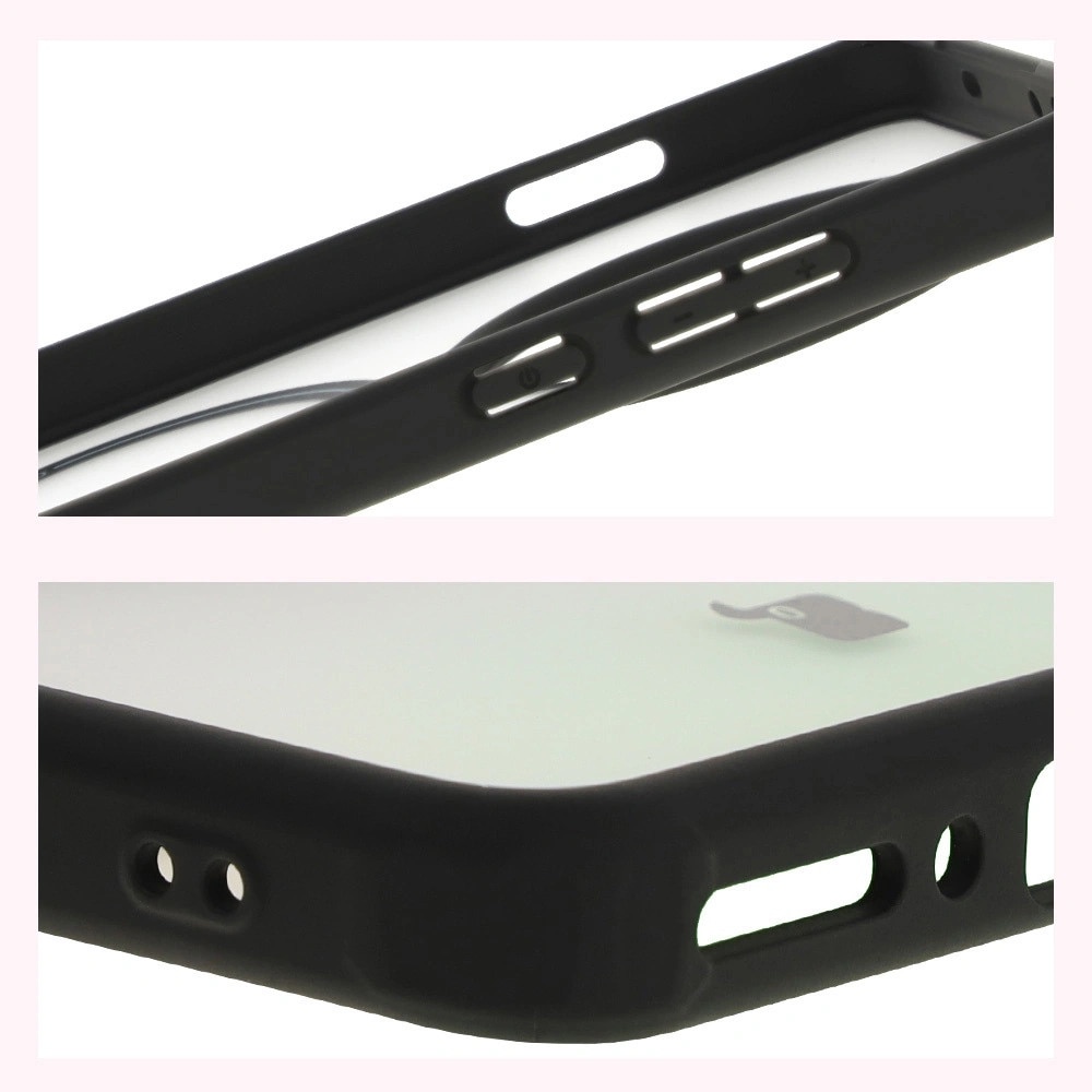 Husa telefon, Bizon, MatteO pentru OnePlus 13, negru, TPU + PC, protectie completa, inel magnetic integrat