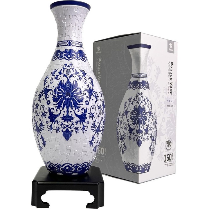 3D Пъзел Ваза, 160 части, диаметър 11,1 см, височина 24,1 см