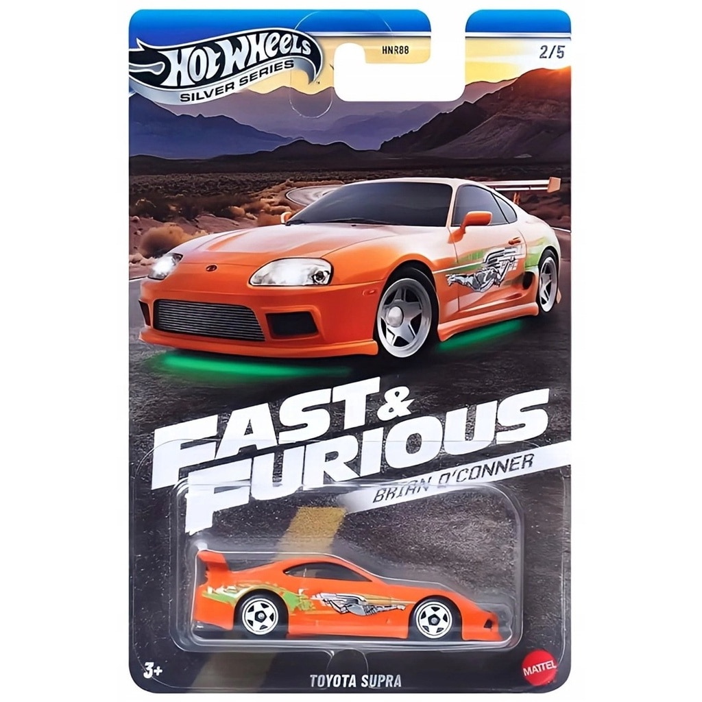 Set 5 Masinute metalice Hot Wheels, Fast & Furious Brian O'Connor