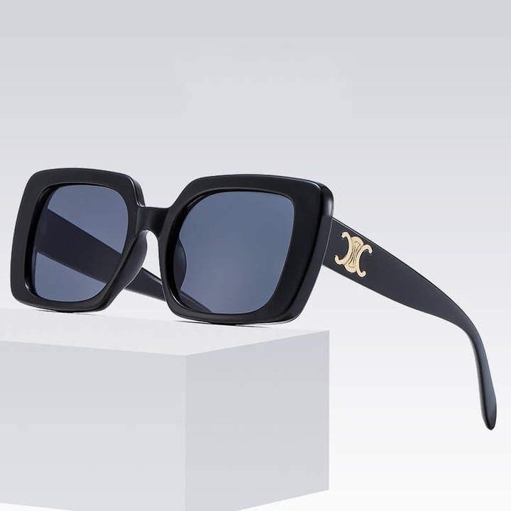 Ochelari de soare cu filtru UV400 STL34 negru + accesorii