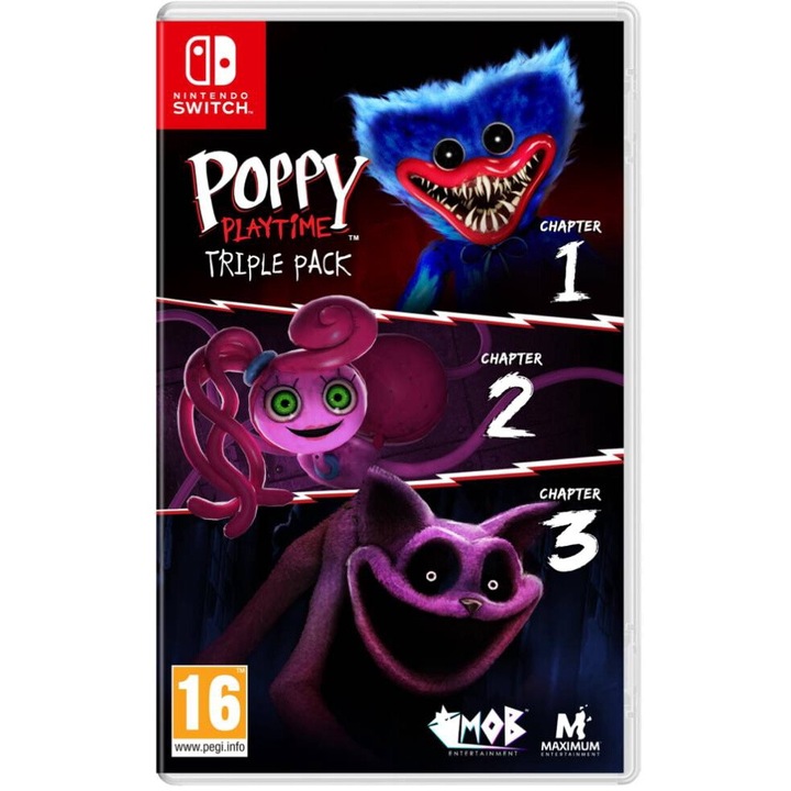 Игра MOB ENTERTAINMENT Poppy Playtime Triple Pack, за Nintendo Switch