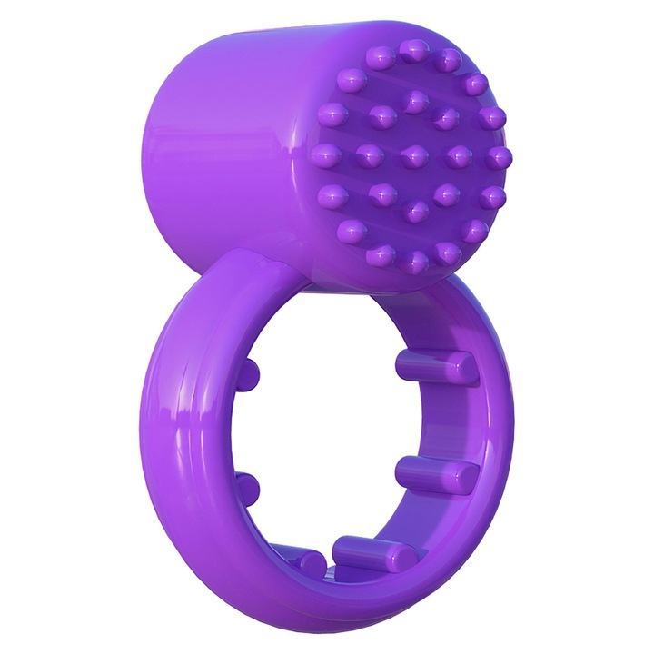 Пръстен за пенис Pipedream, SENSUAL TOUCH, Еластичен, Лилав