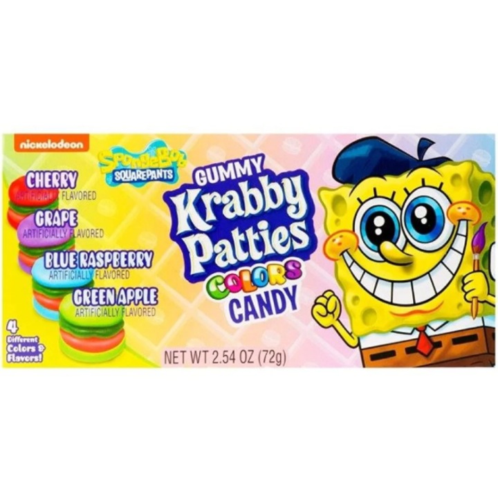 Spongebob Squarepants Krabby Patties Colors