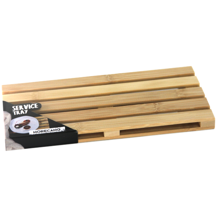 Covoras din bambus HORECANO, tip palet, 16x24xh2cm