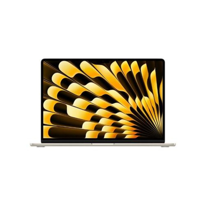 Apple MacBook Air, 15" kijelző, Apple M3 chip 8 magos CPU és 10 magos GPU, 24 GB, 512 GB SSD, csillagfény
