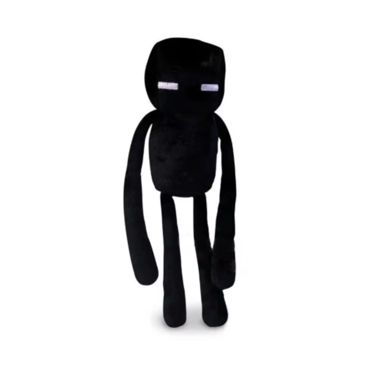 Minecraft Enderman plüssjáték, VeliumCraft, 20 cm, bolyhos, gyerekeknek, sötétlila