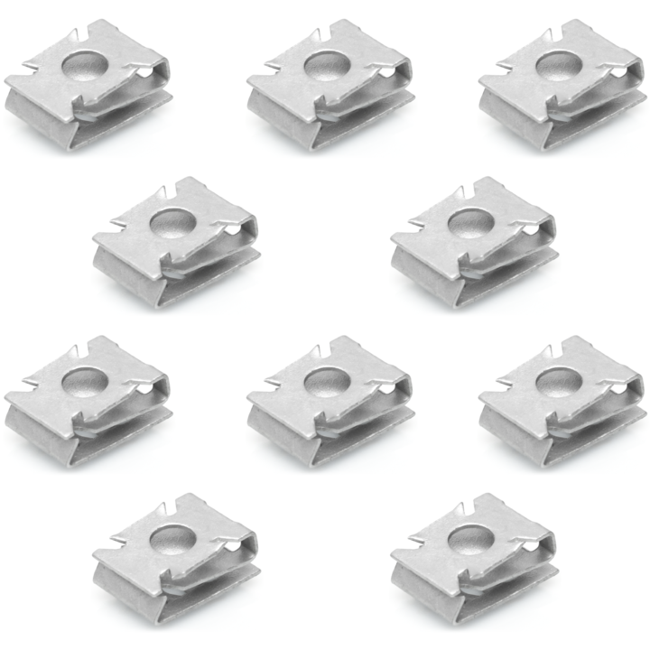 10 db-os rögzítőkapocs/bilincs készlet, univerzális műanyag, ajtókhoz és védőburkolatokhoz, Yqlaft AWParts, Kompatibilis: Audi, Seat, Skoda, Volkswagen