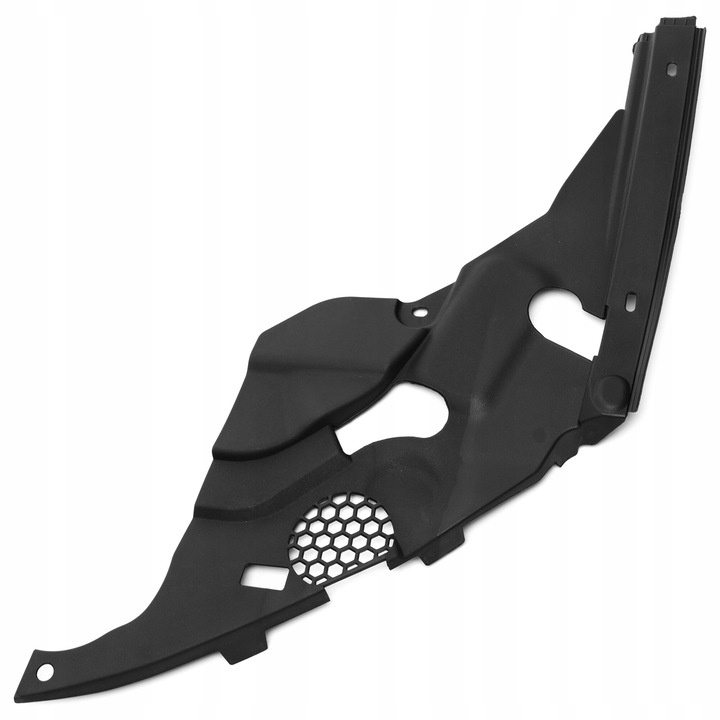 Капак Защита Фар и Траверса Двигател, AWParts, Дясна, Опора за Фарове, Черен