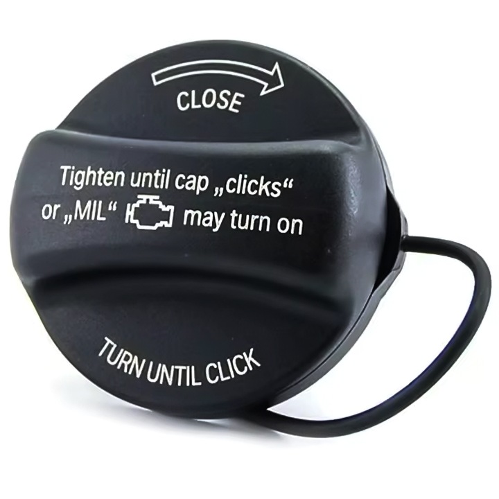 Капачка на резервоара за гориво, AWParts, Съвместима с BMW E46 E90 E60 E87 E83 E70 16117222391, Пластмаса, Капачка на резервоара, Черна