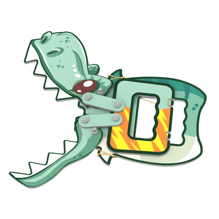 Umetoop 3D oktató kirakó, tudományos kísérleti játékok, mechanikus dinoszaurusz modell, manuális készségfejlesztés, színes illusztráció, ragasztómentes, gyerekjáték-készlet