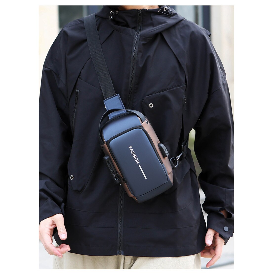 Rucsac Inteligent Crossbody, Waterproof, Ultralight, Sport