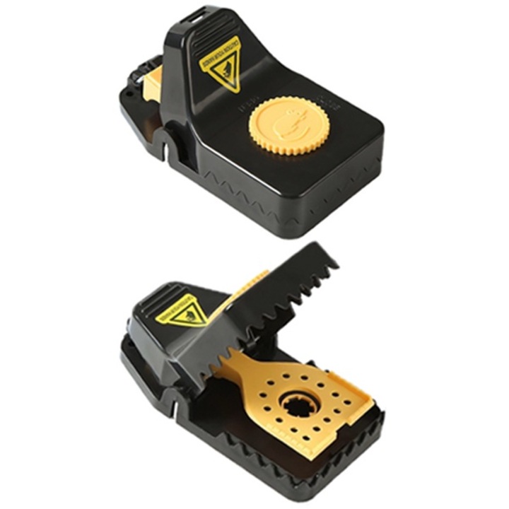 Комплект 2 капана за мишки, Подходящ за вътрешна и външна употреба, За многократна употреба, 11,2х4,8х5,6 cm