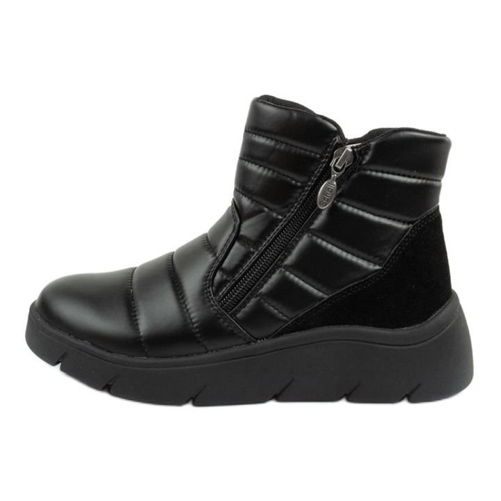 Ghete pentru femei, Scholl, piele naturala, negru, 35 EU