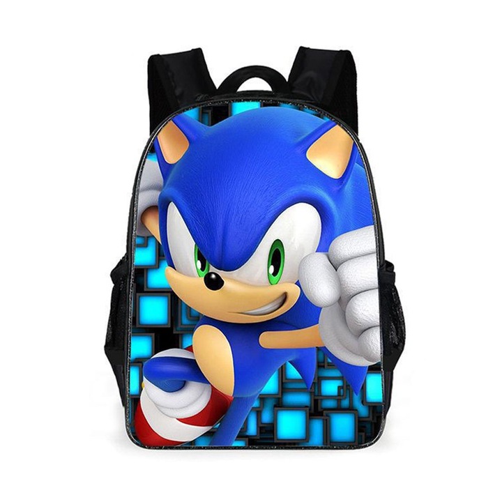 Lány hátizsák, nagy kapacitású, ergonomikus, többszínű, 29x44x13cm