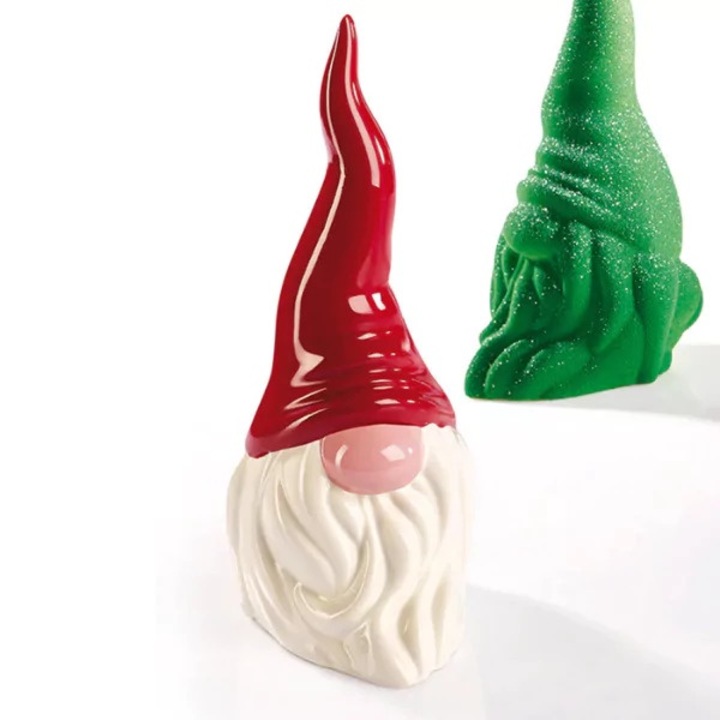 Set 2 matrite pentru ciocolata, Mos Craciun, Gnomo, 115×85×200mm