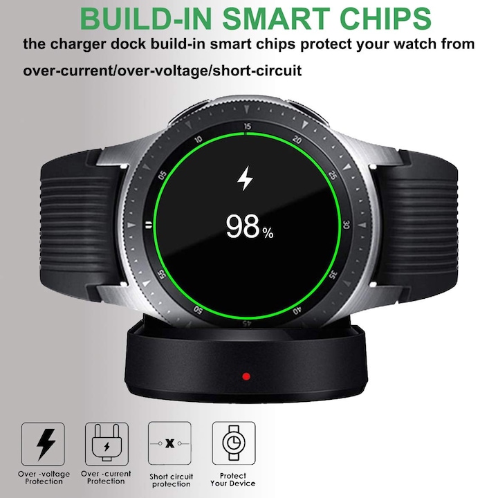 Incarcator Dock cu cablu USB compatibil cu Samsung Galaxy Watch