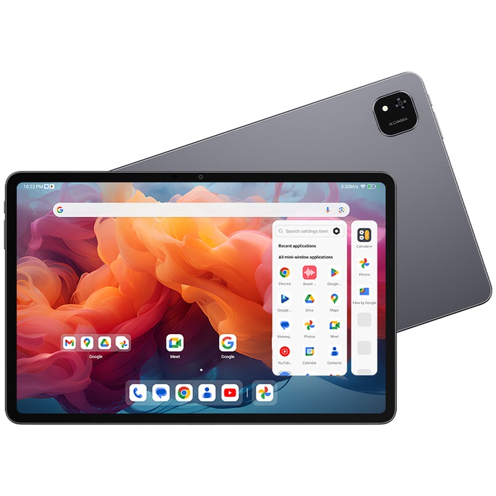 Таблет ALLDOCUBE® iPlay60 Pad Pro, Android 14, 12,1 инча Helio G99, 20(8+12)GB RAM/128GB ROM, 1TB разширяем, FHD 2560x1600 екран, WiFi & SIM, Widevine L1, 10000mAh, 8MP/16MP камера, Bluetooth 5.2 , Буря Грей