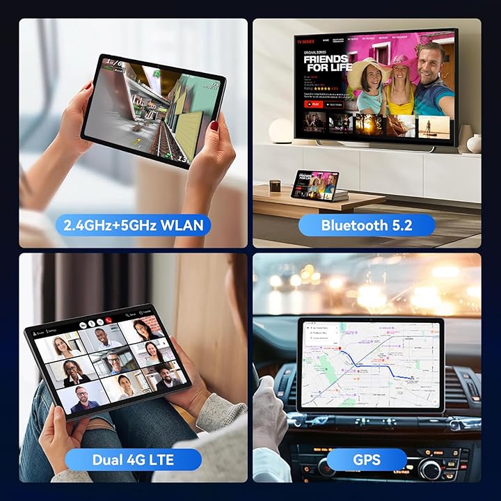 Tableta ALLDOCUBE® iPlay60 Pro, Android 14, 11 inch Helio G99, 16(6+10)GB RAM/128GB ROM, 1.5TB extensibil, Ecran FHD 1920x1200, WiFi & SIM, Widevine L1, 7000mAh, Camera 5MP/5MP, Bluetooth 5.2, Storm Grey
