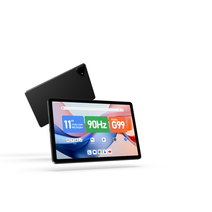 Таблет ALLDOCUBE® iPlay60 Pro, Android 14, 11 инча Helio G99, 16(6+10)GB RAM/128GB ROM, 1,5TB разширяем, FHD 1920x1200 екран, WiFi & SIM, Widevine L1, 7000mAh, 5MP/5MP камера, Bluetooth 5.2 , Сторм Грей