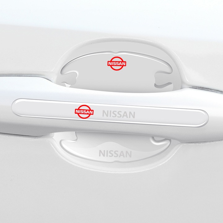 Set 14 autocolante protectie anti-zgarieturi, transparent, 9x9cm/15x1,4cm