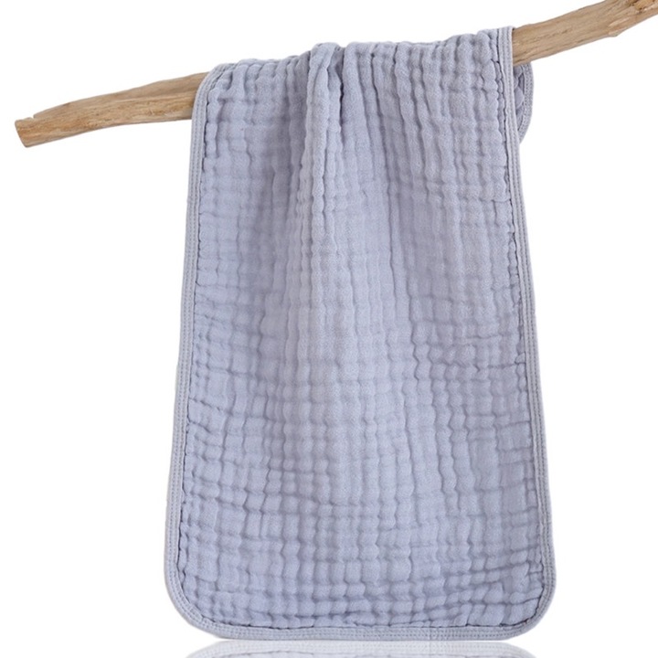 Prosoape de eructatie din muselina, set 6, 100% bumbac, 20x10 inch, gri