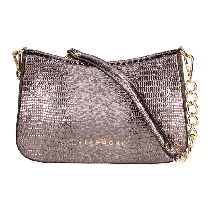 John Richmond, Geanta cu bareta de umar detasabila, Gri