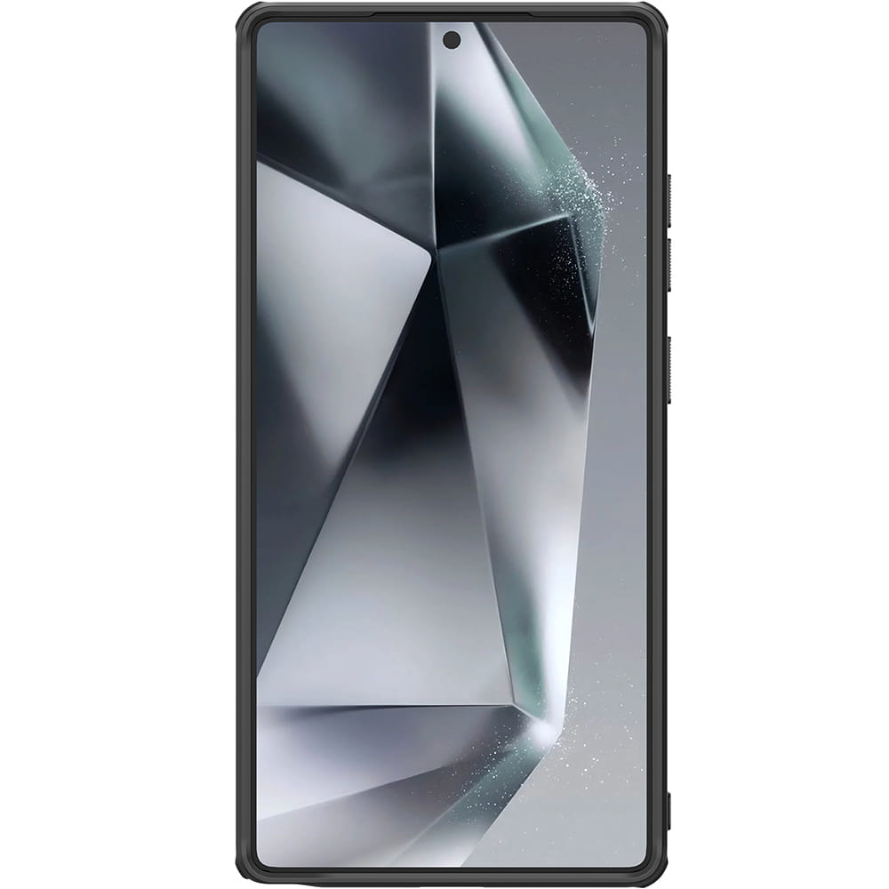 Husa Nillking Frosted Shield Pro Magnetic pentru Samsung Galaxy S25 Ultra, negru