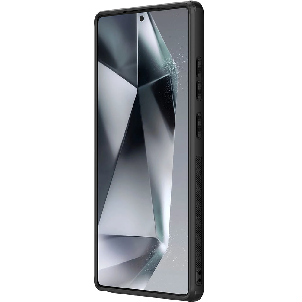 Husa Nillking Frosted Shield Pro Magnetic pentru Samsung Galaxy S25 Ultra, negru