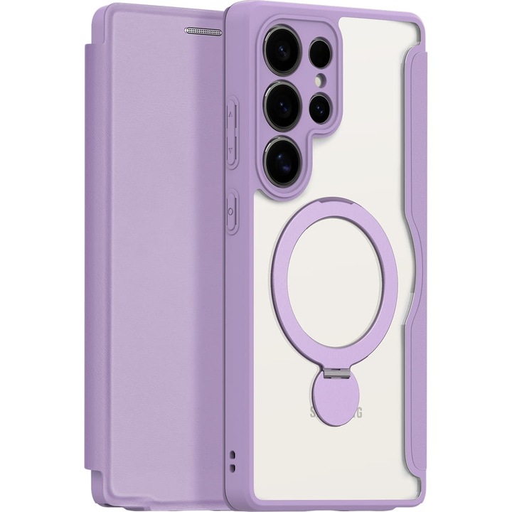 Husa Dux Ducis Skin X Pro pentru Samsung Galaxy S25 Ultra, translucid cu violet