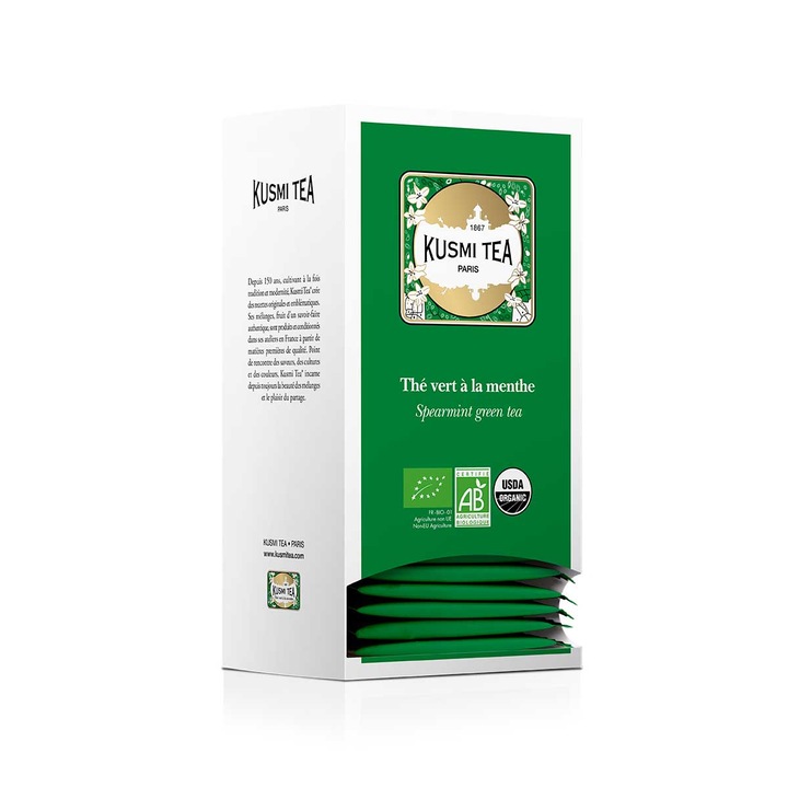 Ceai Kusmi Spearmint Green 25 plicuri/cutie 50gr