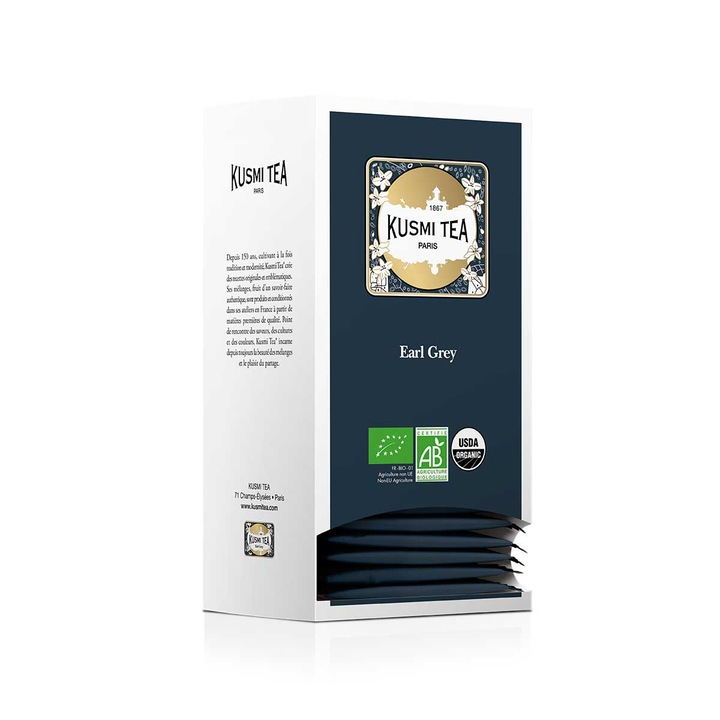 Ceai Kusmi Earl Grey 25 plicuri/cutie 50gr