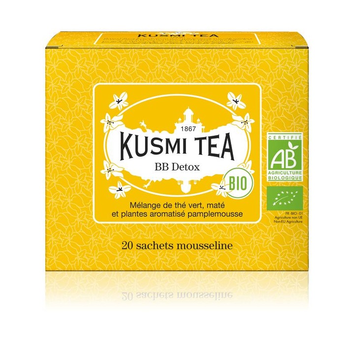 Ceai Kusmi BB Detox Organic 20 plicuri/cutie 40gr