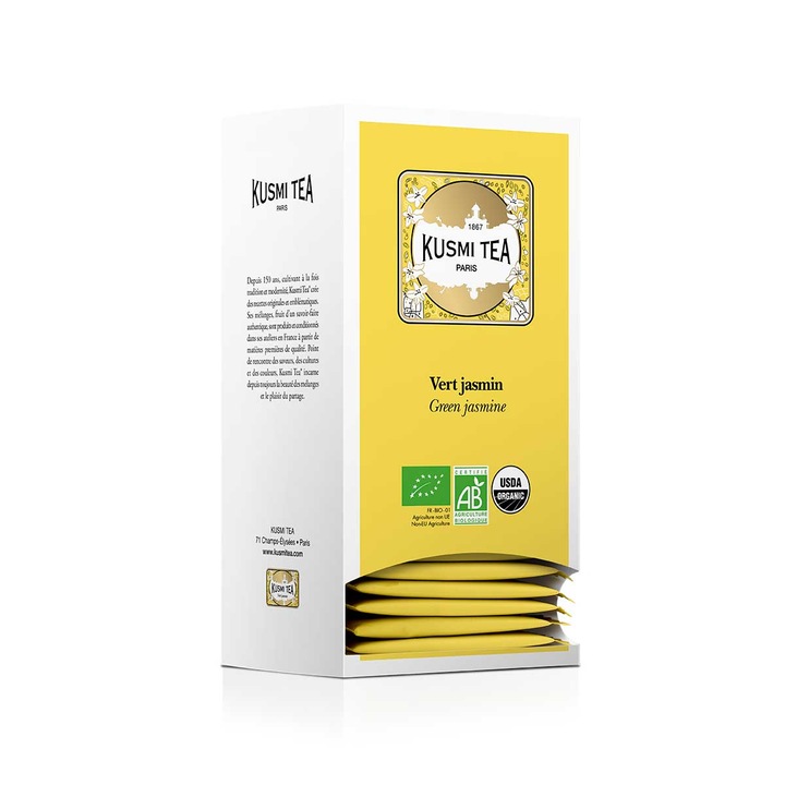 Ceai Kusmi Green Jasmine 25 plicuri/cutie 50gr