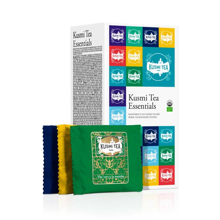 Ceai Kusmi Set de Ceaiuri Essentials 24 de plicuri