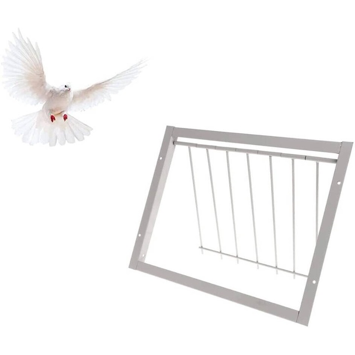 Врата с гълъбови метални решетки 30см