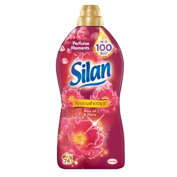 Balsam de rufe Silan Aromatherapy Rose Oil & Peony, 1.85 L, 74 spalari Balsam de rufe Silan Aromatherapy Rose Oil & Peony, 1.85 L, 74 spalari