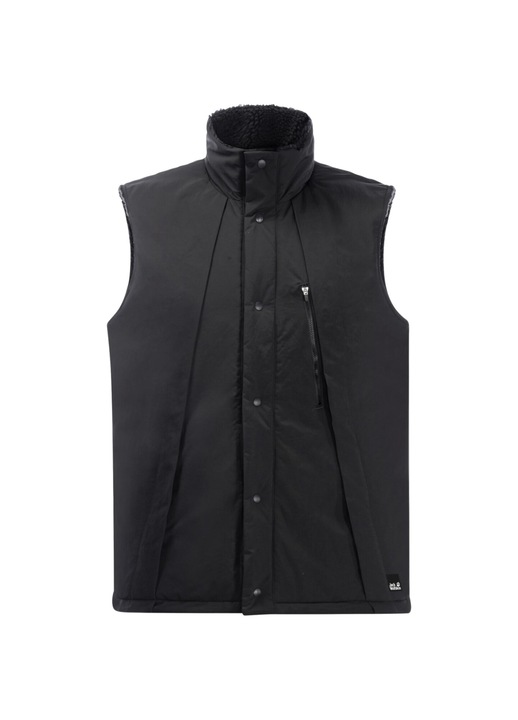 Férfi mellény, Jack Wolfskin Alex Vest M 1307421-6350, fekete, S EU