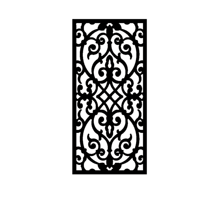 Panou decorativ mdf negru, Mos243n