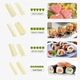 Set complet pentru preparare Sushi, Puepoul, Set de 10, Multiple forme de sushi, pentru gatit si servit, Extensibil, Suprafata lucioasa, Material ABS, Usor de curatat, Simplu si durabil, Ideal pentru a face sushi acasa