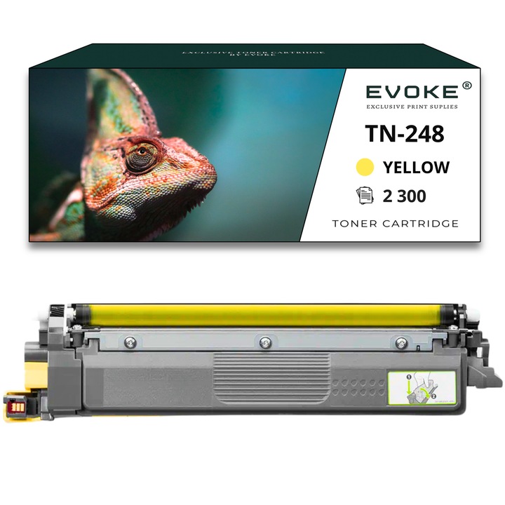 Toner cartus imprimanta pentru Brother TN248 galben, 2300 pagini, TN-248, compatibil cu DCP L3560CDW L3520CDW HL L8230CDW MFC L3740CDW