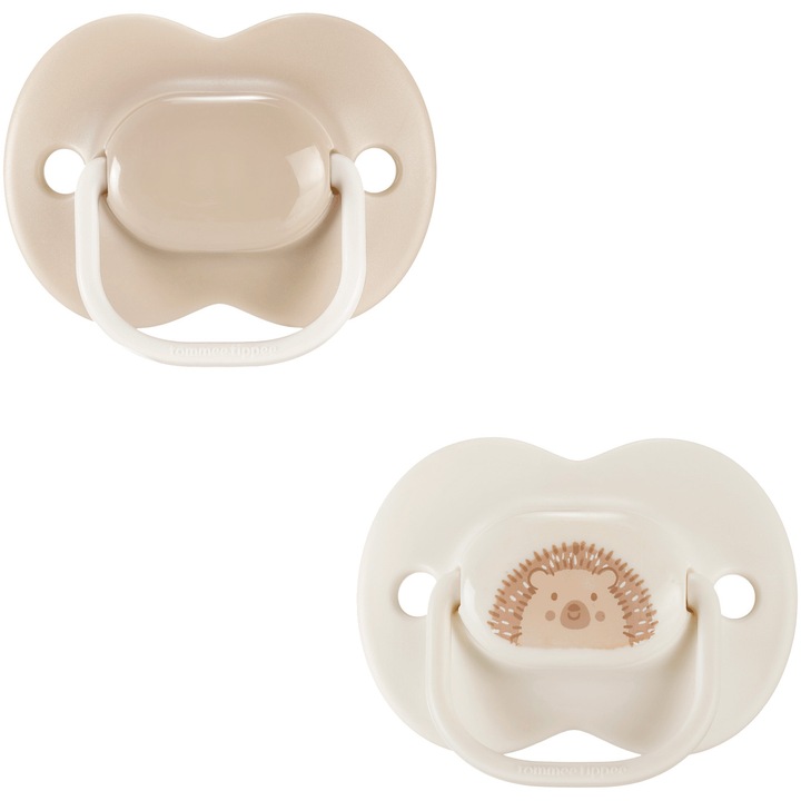Залъгалка Tommee Tippee Anytime, Ортодонтска, 0-6 месеца, Таралежи, 2 броя