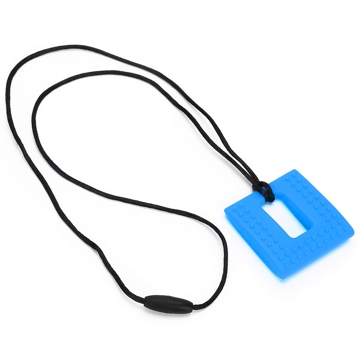 Jormftte fogazási játék, szilikon, négyzet alakú, kék