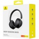 Casti Over the Ear Baseus Bass 30 Max, True Wireless, Bluetooth 5.3, Passive Noise Cancelling, Microfon, Autonomie 50 ore, Negru