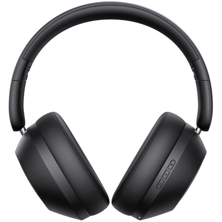 Casti Over the Ear Baseus Bass 30 Max, True Wireless, Bluetooth 5.3, Passive Noise Cancelling, Microfon, Autonomie 50 ore, Negru